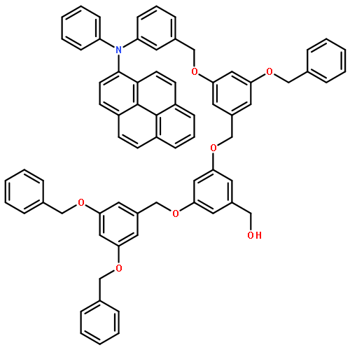 Benzenemethanol,3-[[3,5-bis(phenylmethoxy)phenyl]methoxy]-5-[[3-(phenylmethoxy)-5-[[3-(phenyl-1-pyrenylamino)phenyl]methoxy]phenyl]methoxy]-