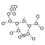 Benzenemethanol,3-[[3,5-bis[[3,5-bis(phenylmethoxy)phenyl]methoxy]phenyl]methoxy]-5-[[3-[[3,5-bis(phenylmethoxy)phenyl]methoxy]-5-[[3-(phenylmethoxy)-5-[[3-(phenyl-1-pyrenylamino)phenyl]methoxy]phenyl]methoxy]phenyl]methoxy]-