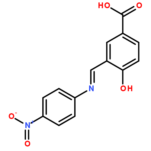 BENZOIC ACID, 4-HYDROXY-3-[[(4-NITROPHENYL)IMINO]METHYL]-