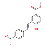 Benzoic acid, 4-hydroxy-3-[[(4-nitrophenyl)imino]methyl]-, methyl ester