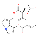 [1,6]Dioxacyclododecino[2,3,4-gh]pyrrolizine-2,7-dione,6-(acetyloxy)-3-ethylidene-3,4,5,6,9,11,13,14,14a,14b-decahydro-6-methyl-5-methylene-,(3Z,6R,14aR,14bR)-