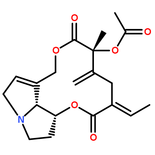 [1,6]Dioxacyclododecino[2,3,4-gh]pyrrolizine-2,7-dione,6-(acetyloxy)-3-ethylidene-3,4,5,6,9,11,13,14,14a,14b-decahydro-6-methyl-5-methylene-,(3Z,6R,14aR,14bR)-