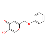 4H-PYRAN-4-ONE, 5-HYDROXY-2-(PHENOXYMETHYL)-