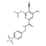 2-Pyridinecarboxamide,4-amino-5-cyano-6-(1-methylethoxy)-N-[[4-(methylsulfonyl)phenyl]methyl]-