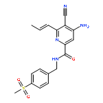 2-Pyridinecarboxamide,4-amino-5-cyano-N-[[4-(methylsulfonyl)phenyl]methyl]-6-(1E)-1-propenyl-