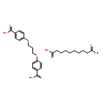 Decanedioic acid,polymer with 4,4'-[1,3-propanediylbis(oxy)]bis[benzoic acid]