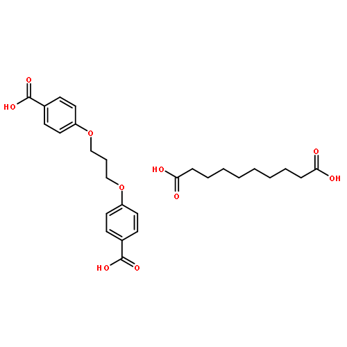 Decanedioic acid,polymer with 4,4'-[1,3-propanediylbis(oxy)]bis[benzoic acid]