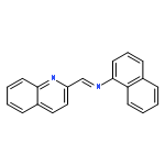 1-Naphthalenamine, N-(2-quinolinylmethylene)-