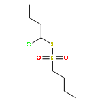 1-BUTANESULFONOTHIOIC ACID, S-(1-CHLOROBUTYL) ESTER