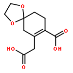 1,4-DIOXASPIRO[4.5]DEC-7-ENE-7-ACETIC ACID, 8-CARBOXY-