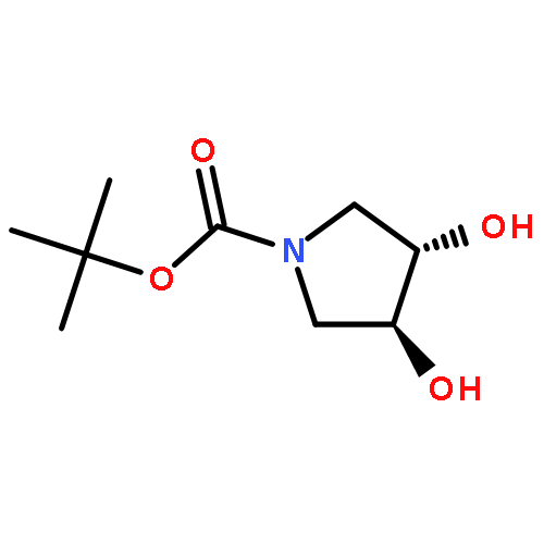 1-Pyrrolidinecarboxylic acid, 3,4-dihydroxy-, 1,1-dimethylethyl ester,(3S,4S)-