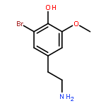 Phenol, 4-(2-aminoethyl)-2-bromo-6-methoxy-