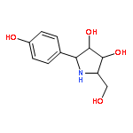 3,4-Pyrrolidinediol, 2-(hydroxymethyl)-5-(4-hydroxyphenyl)-,(2S,3S,4S,5S)-