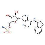 ADENOSINE, N-[(1S)-2,3-DIHYDRO-1H-INDEN-1-YL]-, 5'-SULFAMATE