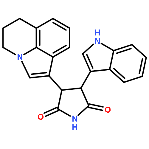 (3R,4R)-3-(5,6-Dihydro-4H-pyrrolo[3,2,1-ij]quinolin-1-yl)-4-(1H-indol-3-yl)pyrrolidine-2,5-dione