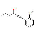 1-(2-methoxyphenyl)-1-hexyn-3-ol