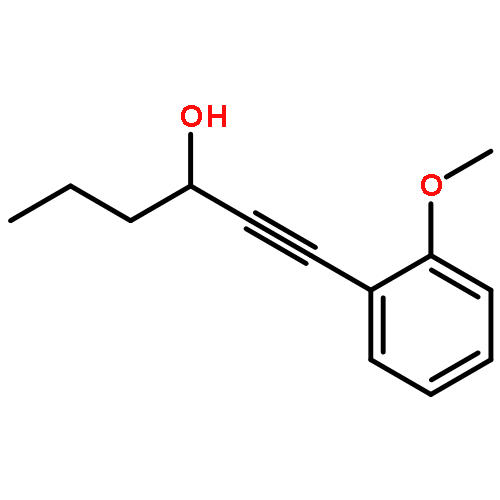 1-(2-methoxyphenyl)-1-hexyn-3-ol
