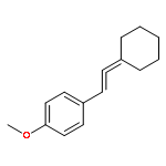 BENZENE, 1-(CYCLOHEXYLIDENEETHENYL)-4-METHOXY-