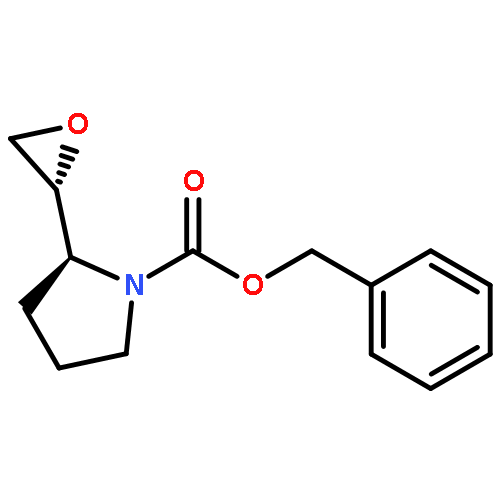 1-Pyrrolidinecarboxylic acid, 2-(2R)-oxiranyl-, phenylmethyl ester, (2S)-