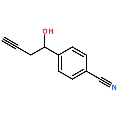 Benzonitrile, 4-[(1S)-1-hydroxy-3-butynyl]-