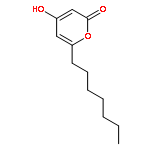 2H-PYRAN-2-ONE, 6-HEPTYL-4-HYDROXY-