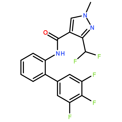 3-(difluoromethyl)-1-methyl-N-(3',4',5'-trifluorobiphenyl-2-yl)-1H-pyrazole-4-carboxamide