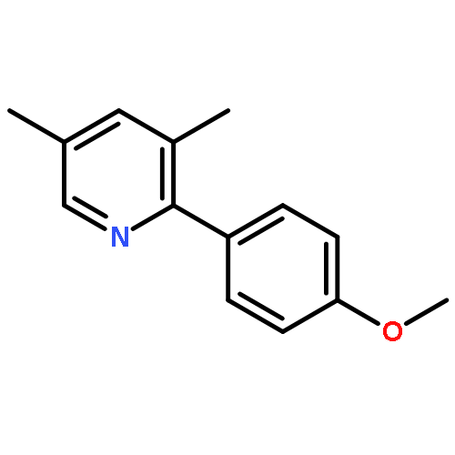 Pyridine, 2-(4-methoxyphenyl)-3,5-dimethyl-