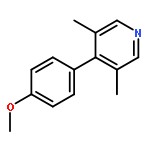 PYRIDINE, 4-(4-METHOXYPHENYL)-3,5-DIMETHYL-