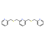 Pyridine, 2,6-bis[[(2-pyridinylmethyl)thio]methyl]-