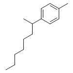 Benzene, 1-methyl-4-(1-methylheptyl)-