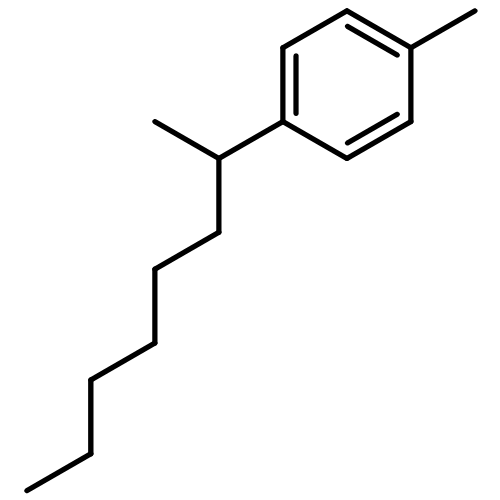 Benzene, 1-methyl-4-(1-methylheptyl)-