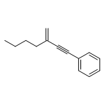 Benzene, (3-methylene-1-heptynyl)-