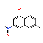 QUINOLINE, 6-METHYL-3-NITRO-, 1-OXIDE