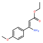 2-Propenoic acid, 3-amino-3-(4-methoxyphenyl)-, ethyl ester