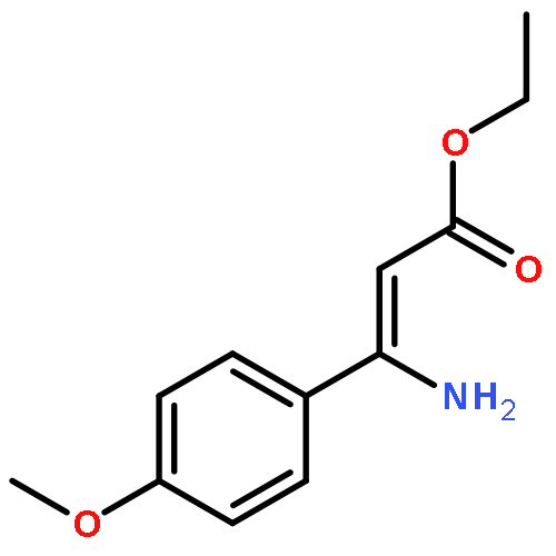 2-Propenoic acid, 3-amino-3-(4-methoxyphenyl)-, ethyl ester