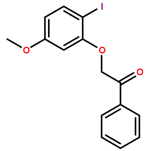 ETHANONE, 2-(2-IODO-5-METHOXYPHENOXY)-1-PHENYL-