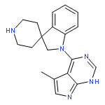 Spiro[3H-indole-3,4'-piperidine],1,2-dihydro-1-(5-methyl-1H-pyrrolo[2,3-d]pyrimidin-4-yl)-