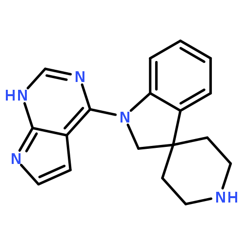 Spiro[3H-indole-3,4'-piperidine],1,2-dihydro-1-(1H-pyrrolo[2,3-d]pyrimidin-4-yl)-