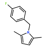 1H-Pyrrole, 1-[(4-fluorophenyl)methyl]-2,5-dimethyl-