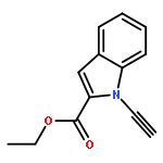 1-ethynyl-1H-Indole-2-carboxylic acid ethyl ester