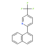 Pyridine, 2-(1-naphthalenyl)-5-(trifluoromethyl)-