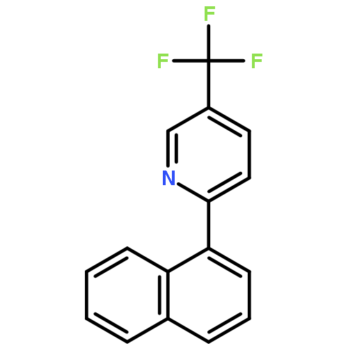 Pyridine, 2-(1-naphthalenyl)-5-(trifluoromethyl)-