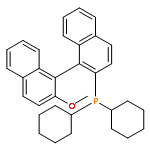 PHOSPHINE, DICYCLOHEXYL(2'-METHOXY[1,1'-BINAPHTHALEN]-2-YL)-