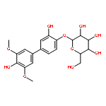 (2S,3R,4S,5S,6R)-2-(3,4'-dihydroxy-3',5'-dimethoxybiphenyl-4-yloxy)-6-(hydroxymethyl)tetrahydro-2H-pyran-3,4,5-triol