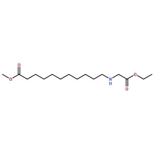 Undecanoic acid, 11-[(2-ethoxy-2-oxoethyl)amino]-, methyl ester