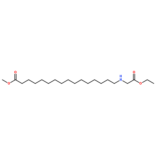 Hexadecanoic acid, 16-[(2-ethoxy-2-oxoethyl)amino]-, methyl ester