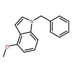 1H-Indole, 4-methoxy-1-(phenylmethyl)-