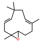 12-Oxabicyclo[9.1.0]dodeca-3,7-diene, 1,5,5,8-tetramethyl-