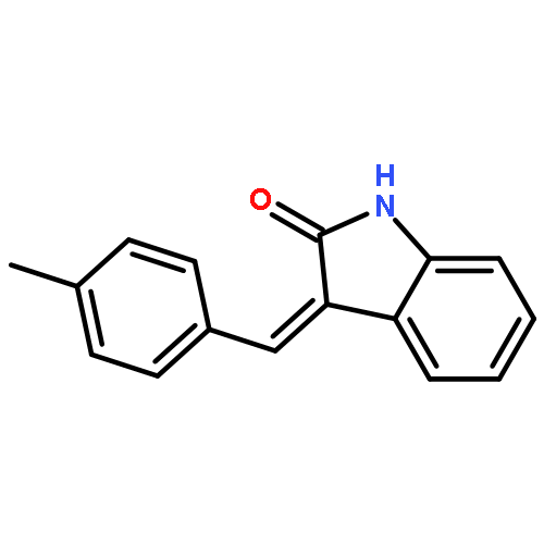 2H-Indol-2-one, 1,3-dihydro-3-[(4-methylphenyl)methylene]-, (3E)-