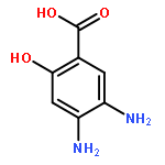 Benzoic acid, 4,5-diamino-2-hydroxy-